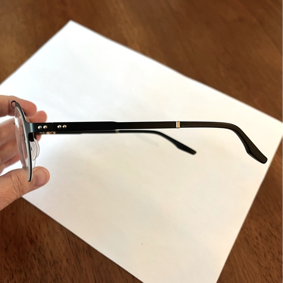 Brand New SAFILO Stainless Steel Matt Black Eyeglass Frame - Made in Italy. - Picture 4 of 8